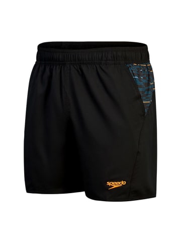 Speedo Szorty kąpielowe "Eco Xpress" w kolorze czarno-żółtym