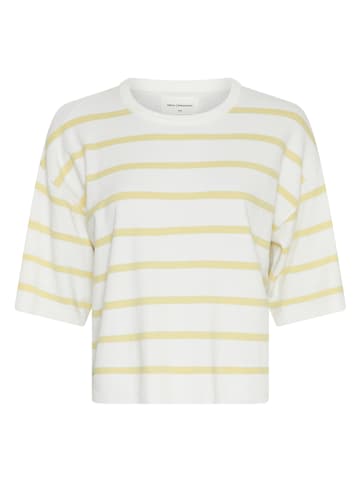 MOSS COPENHAGEN Shirt geel/wit