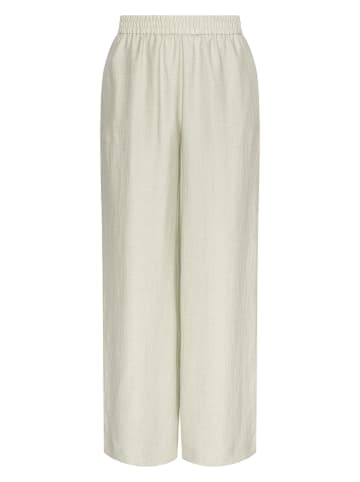 MOSS COPENHAGEN Spodnie w kolorze kremowym