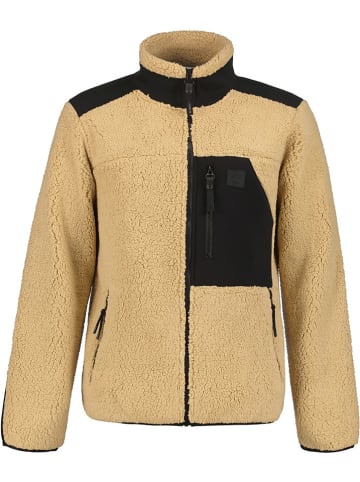Icepeak Fleecejacke "Ardem" in Hellbraun/ Schwarz