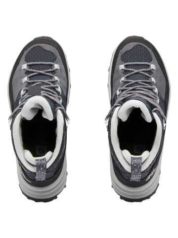 Jack Wolfskin Leder-Winterboots "Cyrox" in Dunkelblau/ Schwarz