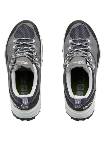 Jack Wolfskin Leder-Wanderschuhe "Cyrox Texapore Low" in Grau