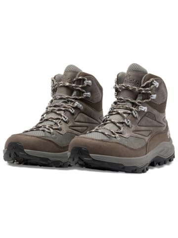 Jack Wolfskin Trekkingschuhe "Cyrox Texapore MID" in Hellbraun/ Grau
