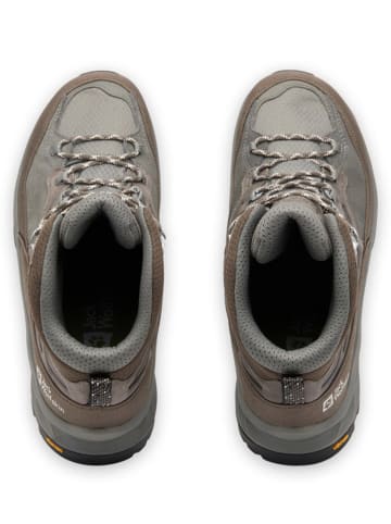 Jack Wolfskin Trekkingschuhe "Cyrox Texapore MID" in Hellbraun/ Grau