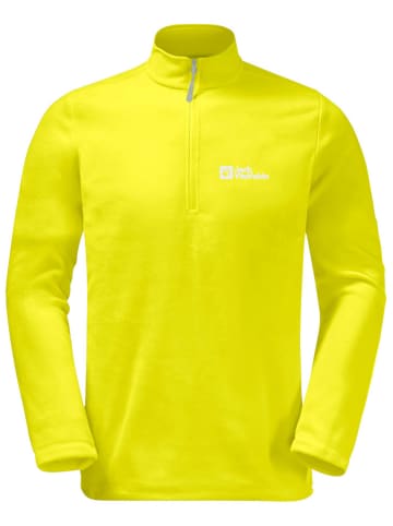 Jack Wolfskin Fleece trui "Taunus" geel
