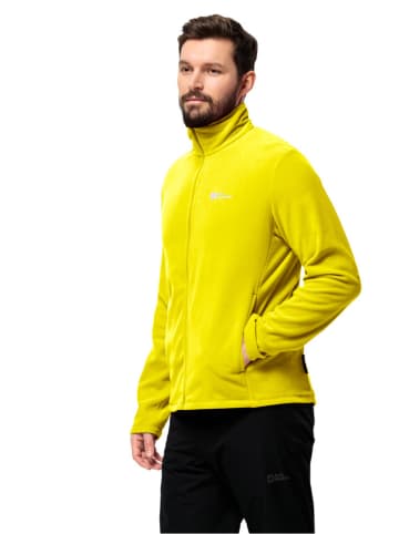 Jack Wolfskin Kurtka polarowa "Taunus" w kolorze żółtym