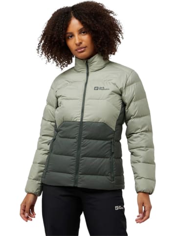 Jack Wolfskin Kurtka puchowa "Ather" w kolorze zielonym
