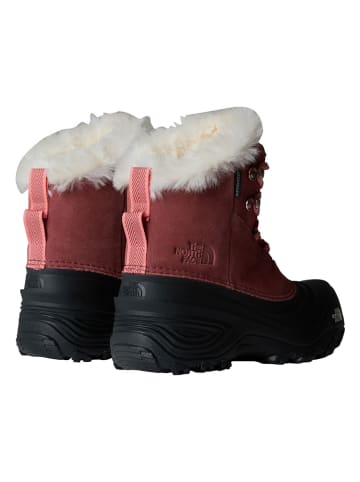 The North Face Leder-Winterstiefel "Shellista" in Pink/ Schwarz