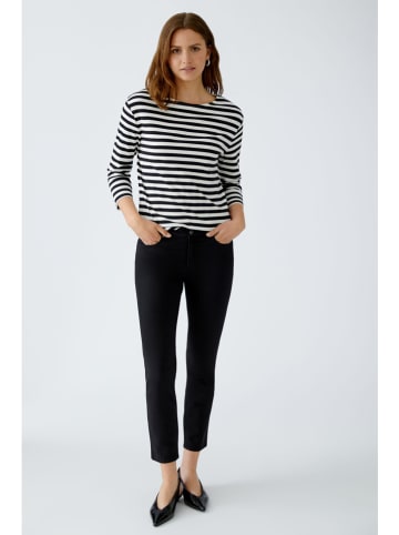 Oui Koszulka w kolorze czarno-kremowym