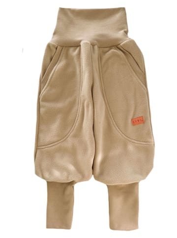 LiVi Fleece-Streetjogger in Beige
