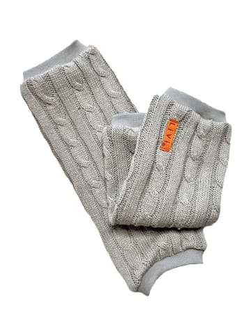 LiVi Beinstulpen "Strick Liv" in Hellgrau