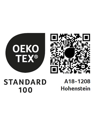 LiVi Loop-Schal "Green Stripes" in Dunkelgrün/ Weiß - (L)50 x (B)24 cm