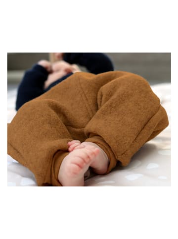 LiVi Woll-Babyhose "Schurwolle Camel" in Camel