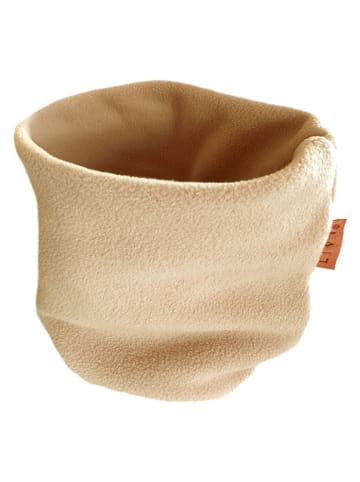 LiVi Fleece-Loop-Schal in Beige - (L)50 x (B)24 cm