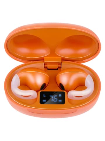 GRUNDIG Bluetooth-Clip-on-Kopfhörer in Orange