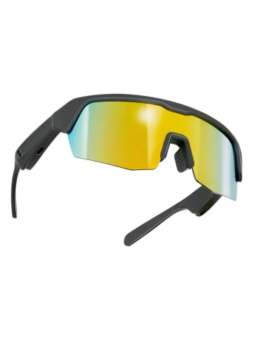 GRUNDIG Sonnenbrillen-Kopfhörer in Schwarz/ Gelb/ Hellblau