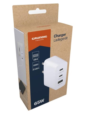 GRUNDIG Adapter USB C-C-A w kolorze białym