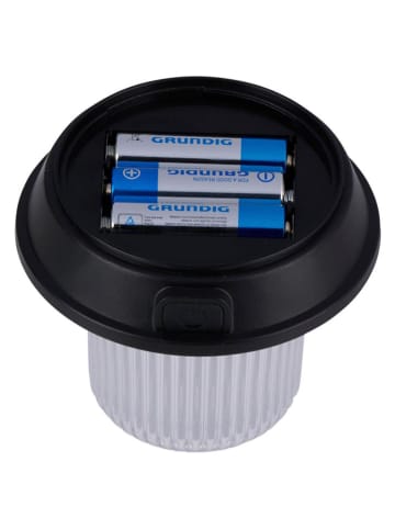 GRUNDIG 2er-Set: LED-Campingleuchten in Schwarz - (H)11,5 x Ø 10,4 cm