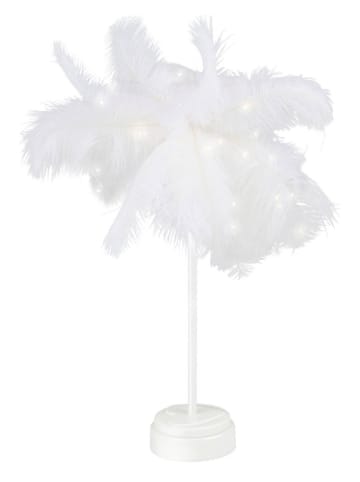 GRUNDIG Lampa dekoracyjna LED w kolorze białym - wys. 30 x Ø 9 cm