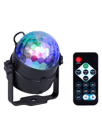 GRUNDIG Oświetlenie sceniczne RGB w kolorze czarnym - 11 x 11,5 x 9 cm