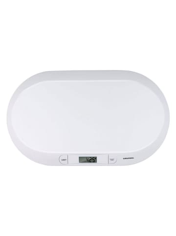 GRUNDIG Waga w kolorze białym dla niemowląt - 55 x 32,5 cm
