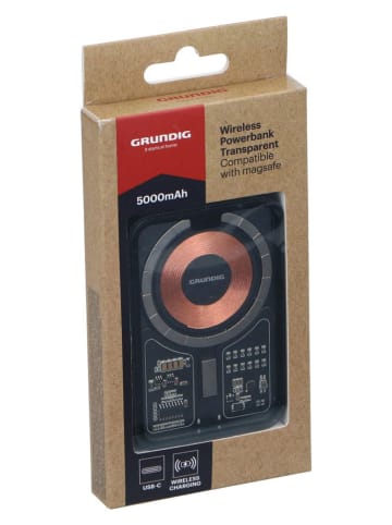 GRUNDIG Powerbank w kolorze czarnym - 5000 mAh