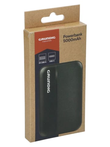 GRUNDIG Powerbank w kolorze czarnym - 5000 mAh