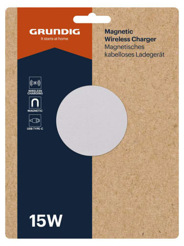 GRUNDIG Ładowarka w kolorze szarym