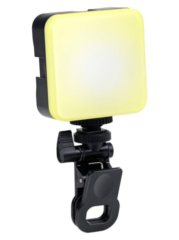 GRUNDIG Lampa w kolorze czarnym z klipsem do selfie - 7 x 15 x 3 cm