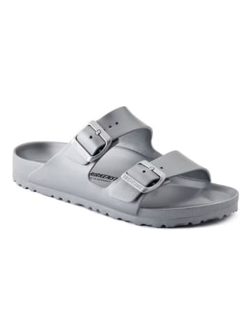 Birkenstock Klapki "Arizona" w kolorze srebrnym