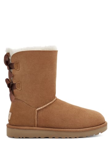 UGG Leren winterlaarzen "Baily Bow II" bruin