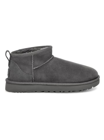UGG Lammfell-Ankle-Boots in Grau