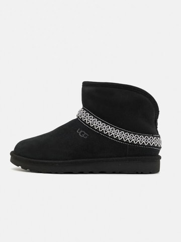 UGG Leder-Boots"Crescent" in Schwarz