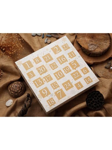 Heliophilia Schmuck-Adventskalender in Weiß/ Gold