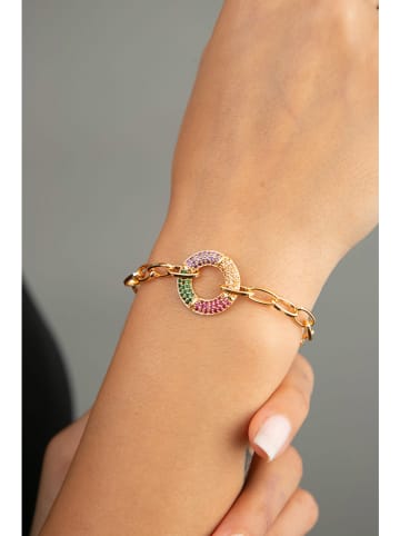 Heliophilia Vergulde armband met sierelement