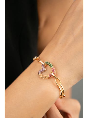 Heliophilia Pozłacana bransoletka z elementem ozdobnym