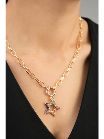 Heliophilia Vergulde ketting met sierelement - (L)43 cm