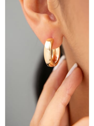 Heliophilia Pozłacane kolczyki-kreole