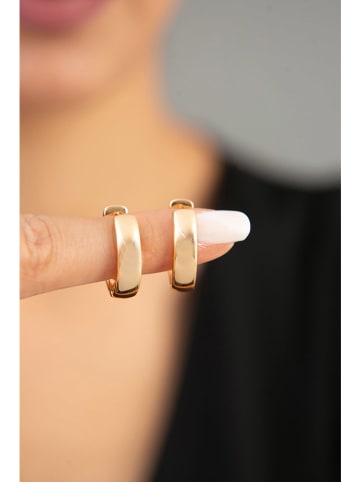 Heliophilia Pozłacane kolczyki-kreole