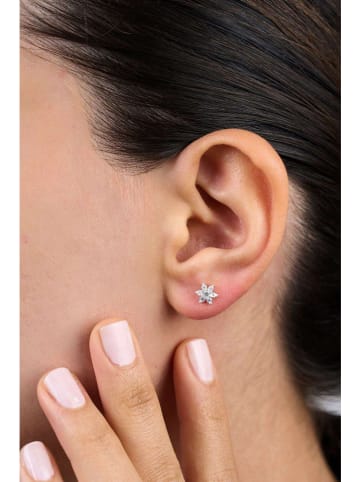 Heliophilia Silber-Ohrstecker mit Edelsteinen