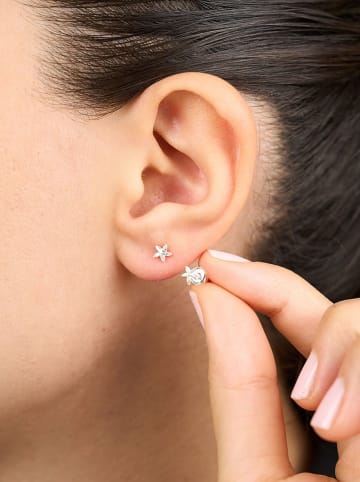 Heliophilia Silber-Ohrstecker mit Edelsteinen
