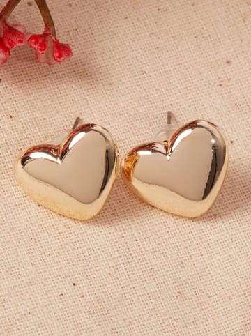 Heliophilia Pozłacane kolczyki-wkrętki