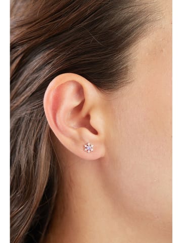 Heliophilia Zilveren oorstekers met edelstenen