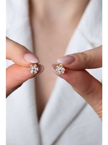 Heliophilia Veegold. Ohrstecker mit Edelsteinen