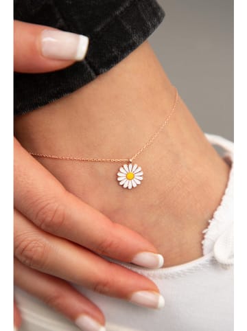 Heliophilia Silber-Fußkettchen mit Anhänger