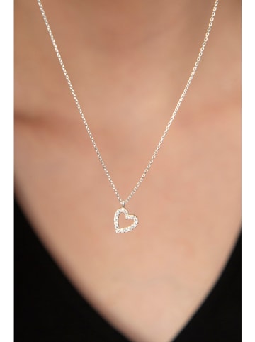 Heliophilia Zilveren ketting met hanger - (L)43 cm