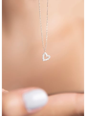 Heliophilia Zilveren ketting met hanger - (L)43 cm