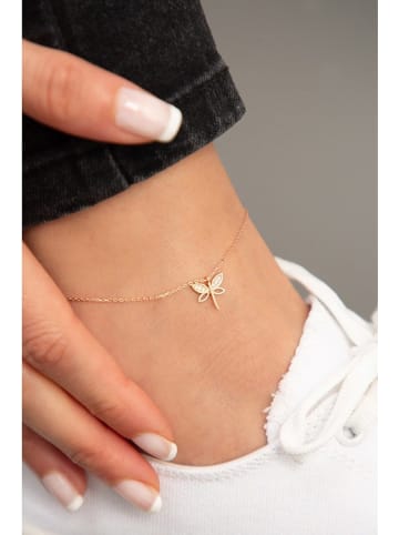 Heliophilia Zilveren enkelketting met sierelement