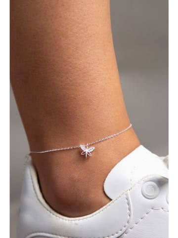 Heliophilia Silber-Fußkettchen mit Schmuckelement