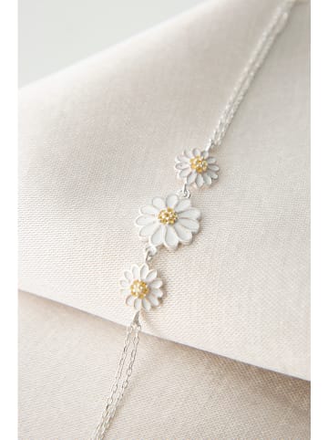 Heliophilia Srebrna bransoletka z elementami ozdobnymi